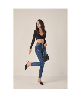 Jeans skinny - Vita alta - Strappati