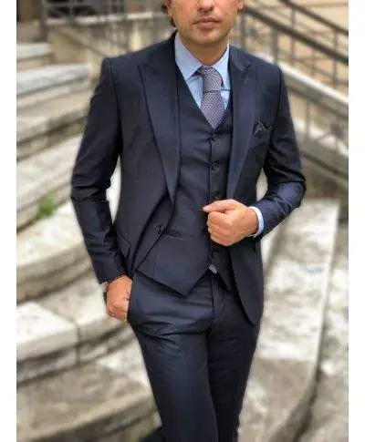 Abito uomo - Giovanile - Blu - 3 pezzi