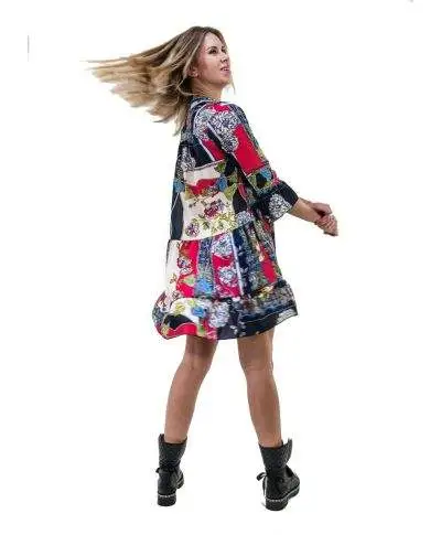 Vestini Fantasia - Vestito corto - Abitino manica lunga - Vestitini donna