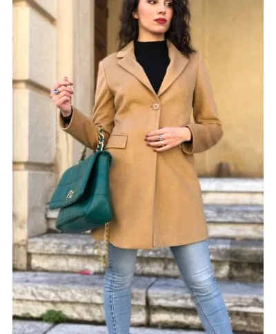 Cappotto cammello - Donna - Made in Italy