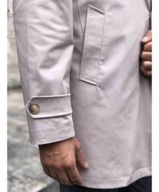 Trench uomo, beige - Made in Italy