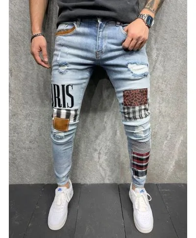 Jeans con toppe - Skinny