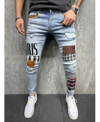 Jeans con toppe - Skinny