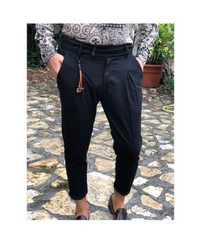 Pantaloni blu crop - Prezzo bomba
