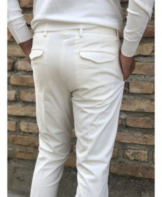 Pantaloni uomo bianchi, Made in Italy