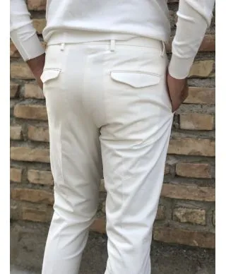 Pantaloni uomo bianchi, Made in Italy
