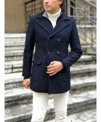 Cappotto uomo, Blu