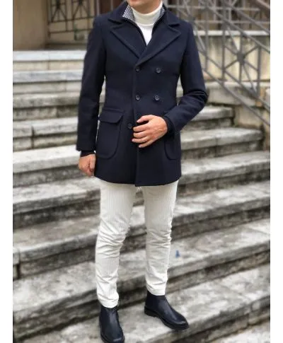 Cappotto uomo, Blu