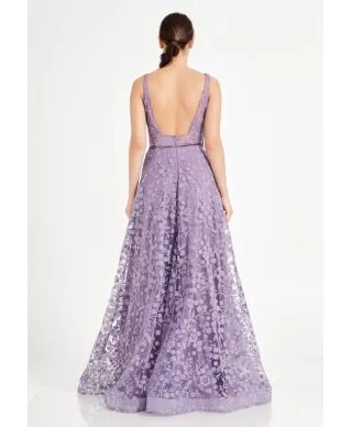 Vestito elegante, da cerimonia - Glicine