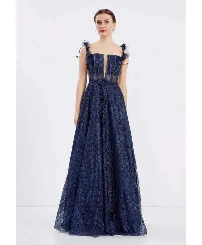 Vestito elegante - Lungo - Gonna ampia