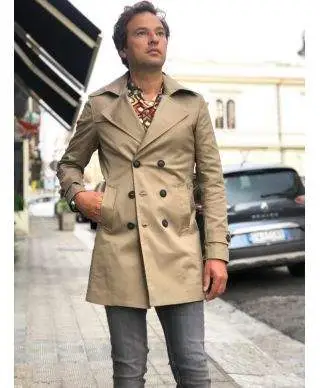 Trench uomo beige - Paul Miranda