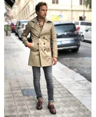 Trench uomo beige - Paul Miranda