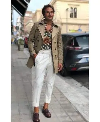Trench uomo beige - Paul Miranda