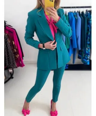 Tailleur verde pantone - Completo classico