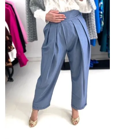 Pantaloni color jeans - Morbidi a sigaretta