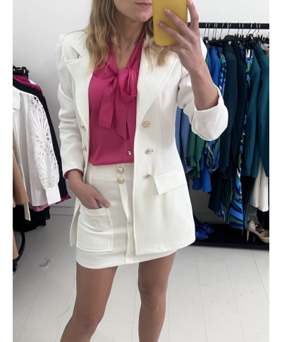 Twinset bianco - Blazer e gonna