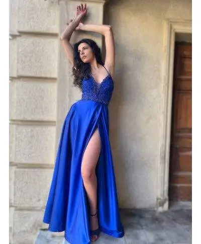 Abito elegante - Da cerimonia - Cobalto