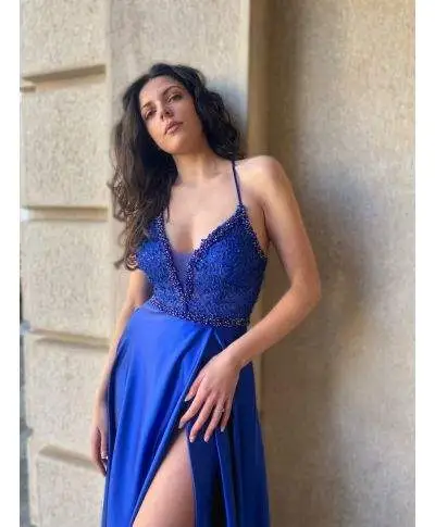 Abito elegante - Da cerimonia - Cobalto