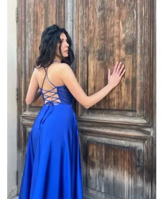 Abito elegante - Da cerimonia - Cobalto