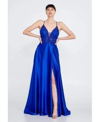 Abito elegante - Da cerimonia - Cobalto