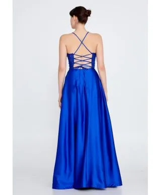 Abito elegante - Da cerimonia - Cobalto