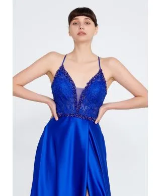 Abito elegante - Da cerimonia - Cobalto