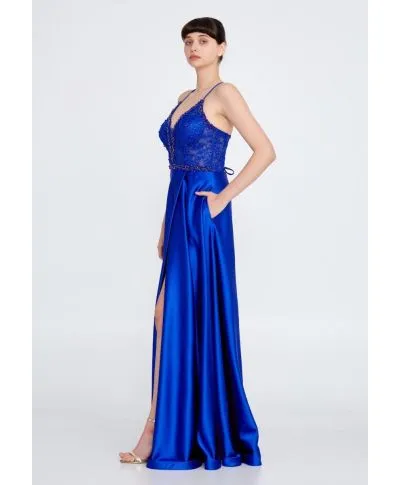 Abito elegante - Da cerimonia - Cobalto