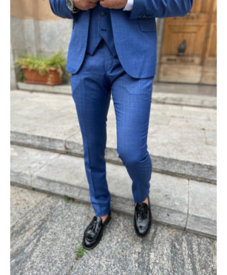 Abito uomo - Con gilet - Blu avion