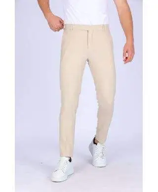 Pantaloni uomo slim, - Beige