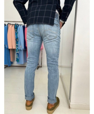 Jeans uomo, Slim - Keyjey blu chiaro