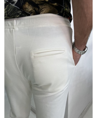 Pantaloni uomo bianchi, slim - Paul Miranda - Made in Italy - Gogolfun.it