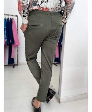 Pantaloni uomo verde, slim - Paul Miranda - Made in Italy
