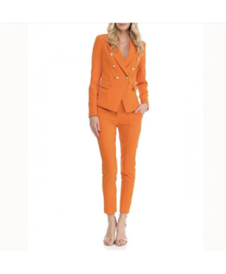 Tailleur donna - Giacca e pantaloni eleganti - Arancione