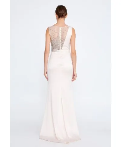 Vestito elegante da cerimonia - Rosa cipria