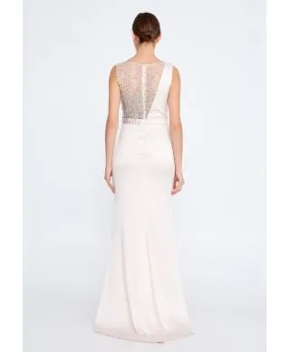 Vestito elegante da cerimonia - Rosa cipria