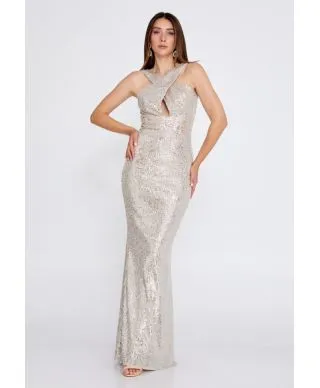 Vestito oro - Elegante - A sirena