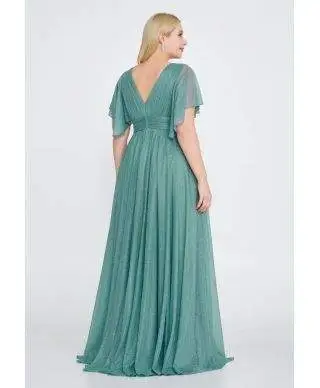 Vestito da cerimonia - Curvy - Verde