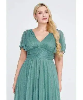Vestito da cerimonia - Curvy - Verde
