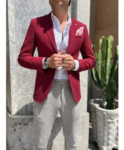 Giacca uomo, bordeaux - Paul Miranda