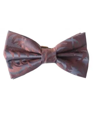 Papillon uomo grigio - Farfallino a fantasia Vintag - Papillon uomo elegante