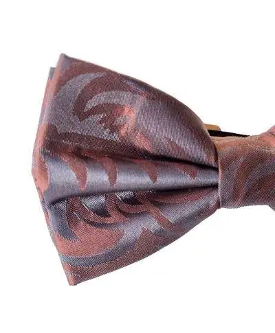 Papillon uomo grigio - Farfallino a fantasia Vintag - Papillon uomo elegante