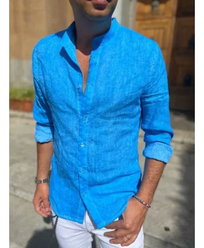 Camicia uomo coreana, fluo