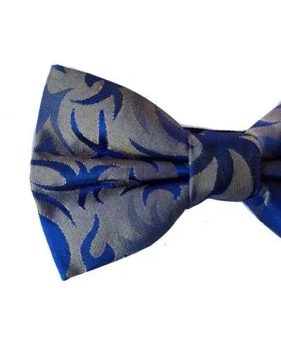 Papillon uomo grigio e blu - Farfallino Princip - Papillon uomo elegante