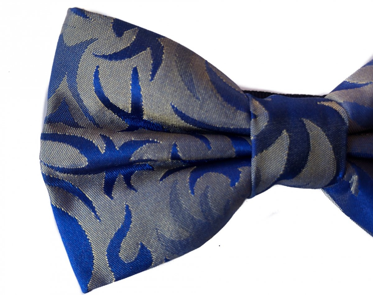PAPLLON Fantasa Blu e Banco, Bow Te Men Farfallno Uomo Regolable