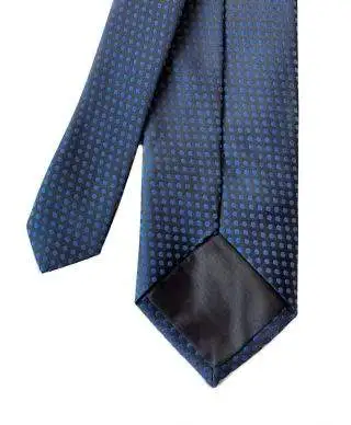 Cravatta uomo neara - Cravatte eleganti - Cravatta uomo nera a pois