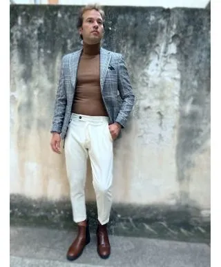 Giacca uomo, slim - Principe di Galles