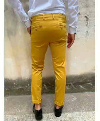 Pantaloni uomo - Senape - Chino - Paul Miranda