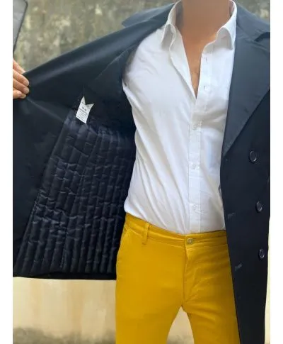 Trench uomo, Blu - Dopiopetto - Paul Miranda