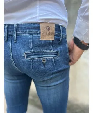 Jeans uomo - Skinny - Tasca america - Key Jey
