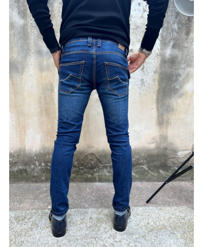 Jeans uomo - Tasca america - Slim - Key Jey